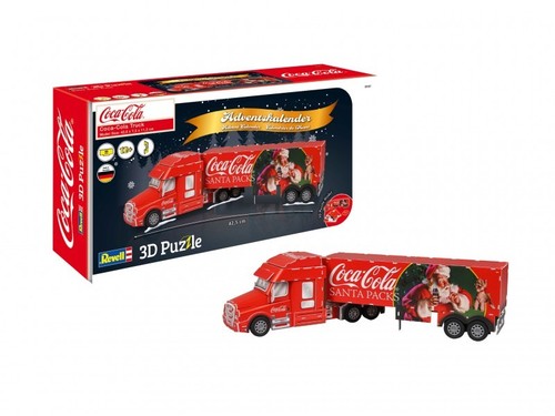 Puzzle camion coca cola - puzzle, 3d